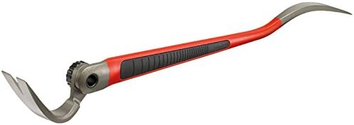 Hultafors Adjustable Nail Passer, 824115, 9-Position Adjustable Premium Sewing Iron, Red