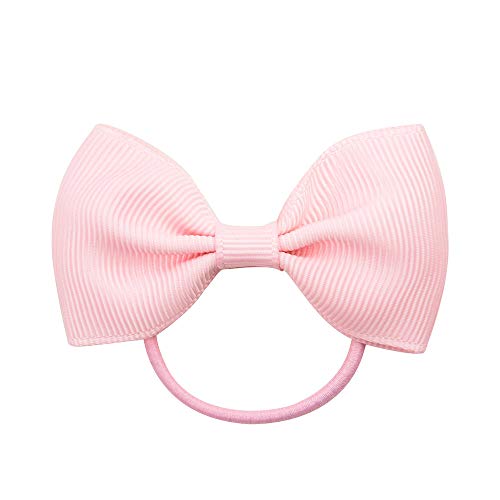 40 Pieces 2.75" Baby Girls Hair Bows Tie Grosgrain Ribbon Bows Rubber Band Ribbon Hair bands For Girl Teens Kids Babies Toddlers (20 Pair 023) - Thumbnail 7