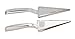 JA Kitchens 6 Pack | Disposable Plastic Pie/Cake Servers | Heavy Duty | Silver