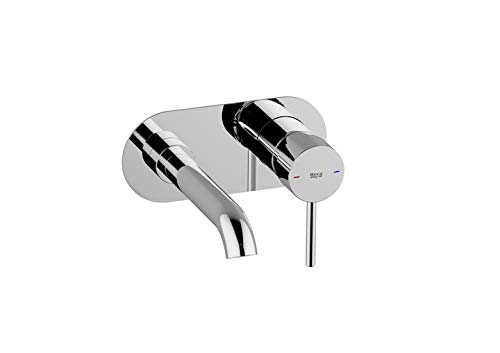 Recessed Mono Basin Mixer in Chrome Finish