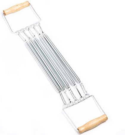Chest Expander Spring Puller Fitness Equipment Home Wooden Handle Exercise Chest Muscle Detachable HUXIUPING