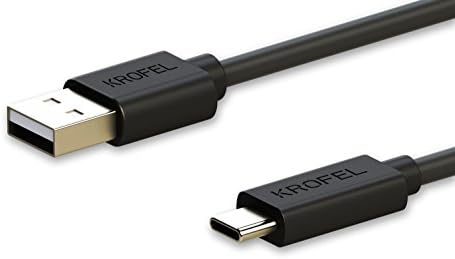 Krofel 6 Feet USB Type-C Charger and Sync Cable Compatible with Samsung Galaxy Note9 / Note8 / S8 / S8+ / S9 / S9+ / LG V35 / V40 / G7 ThinQ/HTC U11 / U12 / Nintendo Switch/GoPro Hero 6 / Pixel 2
