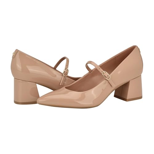 Calvin Klein Women's Leora Pump, Light Pink Patent 680, 5