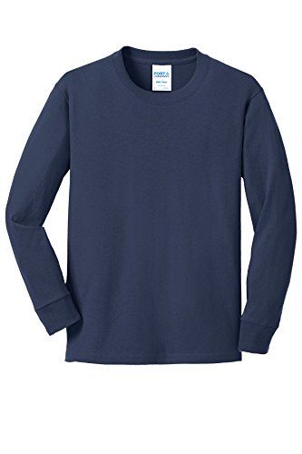 image for PORT AND COMPANY Port & Company Boys' Long Sleeve 54 oz 100% Cotton T 