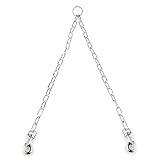 Beirui Heavy Duty Steel Chain Dog Walking Training Leash Coupler for 2 Dogs, Dual Dog Leash Lead Coupler,2 Way Dog Leash