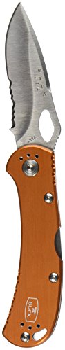 Buck knives 0722orx1 spitfire knife, serrated orange