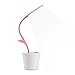 IEGROW Study Desk Lamp for Girls, Flexible USB Touch LED Lamp with 3 Level Dimmer and Plant Pencil Holder （Pink）