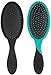 Wet Brush Collection Metallic with Easy Grip, 2 Piece (Black and Teal)