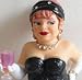 December Diamonds Tammy Tight WAD Mermaid Black Dress Christmas Ornament 5590776