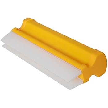 Soothfeel Car Squeegee Water Blade 2 Blades Silicone Window Squeegee with Handle for Car Window Glass Mirror Shower Doors Bathroom Dry Cleaning 20cm 7.8 Inch (20cm)