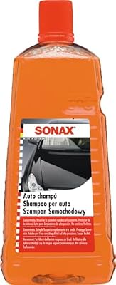 Shampoo per auto concentrato (2 litri) penetra e dissolve a fondo lo sporco senza aggredire lo strato protettivo di cera | Art. N. 03145410-820