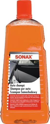 Shampoo per auto concentrato (2 litri) penetra e dissolve a fondo lo sporco senza aggredire lo strato protettivo di cera | Art. N. 03145410-820