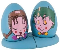Sweet Heart Egg Shaped Lovers DIY Plant Magic Bean Kit (Blue)
