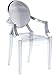 Modway Casper Kids Chair in Clear