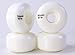 Super Blanks Pro Skateboard Wheels (White)