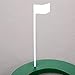 MUXSAM 1Pc Golf Practice Putting Cup Mat with Hole and Flag Plastic for Indoor Outdoor Office Garage Yard Golf Putting Green Regulation Cup Practice Training Aids