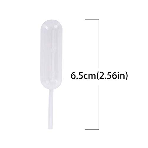 LanMa 150pcs Cupcakes Pipettes 4mL Plastic Pipettes Squeeze Transfer Pipettes for Strawberries Chocolate Ice Cream Mini Dropper