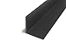Wall Corner Guard Protector Molding 4-ft Length Black Qty 2