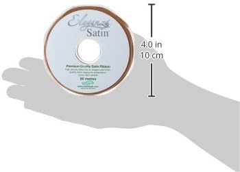 ELEGANZA Double Faced Satin Ribbon 6mm x 20m Gold No.35 - Image 3