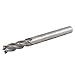 uxcell 6mm Dia 19mm Cutting Depth Four Flute Slotting End Mill Router Bit