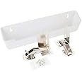 Y&Y Decor 14" INCH - SINK FRONT TIP OUT TRAY SPONGE HOLDER KIT WITH HINGES AND SCREWS