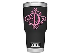 ViaVinyl Monogram die cut decal/sticker. CLICK FOR
