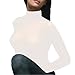 Lupo Women's Second Skin Long Sleeve Turtle Neck Sheer Top
