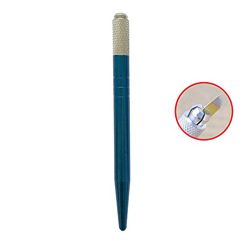 Microblading Pen Blue Color 10pcs Wholesale Permanent Makeup Manual Eyebrow Tattoo Supplies -QMYBrow - Thumbnail 2