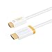 CableCreation Mini-DVI to HDMI Adapter Cable, Mini DVI 6ft in White for Macintosh