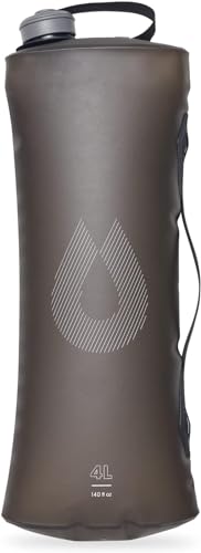 HydraPak Seeker - Faltbarer Wasserspeicher (4L) - BPA- und PVC-freier Camping Trinkrucksack - Mammut