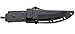 CRKT Sakimori Fixed Blade Knife with Sheath: Law Enforcement, Survival, Dual Grind High Carbon Blade, Cord Style Wrapped Handle, Molle Compatible Sheath 2913N