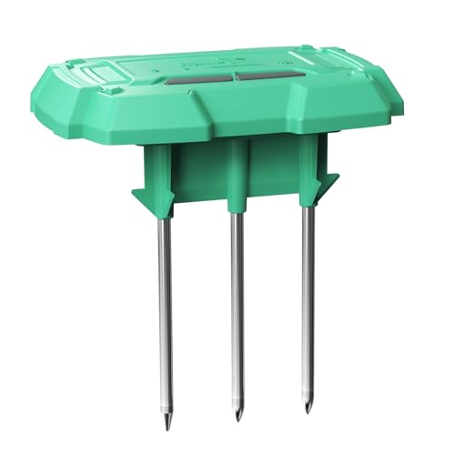RAINPOINT WiFi Soil Moisture Sensor TCS005FRF Must Be Used with WLAN Irrigation Computer TTV103WRF or TTV203WRF, and WiFi Hub TWG004WRF, RainPoint Tuya App Control (2.4GHz)