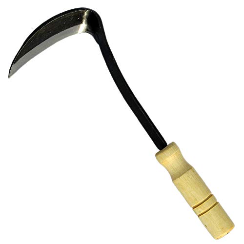 Gardening Weeding Sickle - Hand Hoe/Sickle is Perfect for Weeding and Cultivating - Nejiri Kama