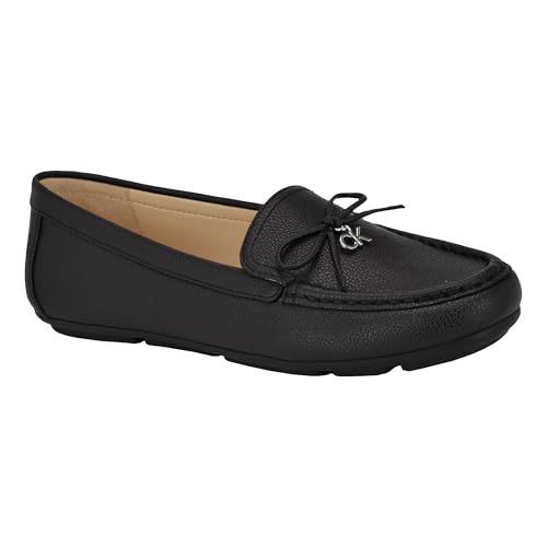 Calvin Klein Women's Linca Loafer, Black 002, 9