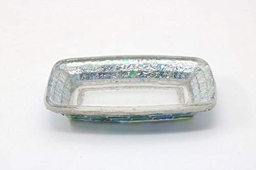 Indecor Home Chevron Mosaic Tile Glass (Soap Dish)