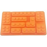 Jollylife Silicone Make Lego Brick Candy Chocolate Birthday Party Favor Jello Soap Crayon Mold Pan 1pc