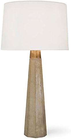 Regina Andrew Design Concrete and Brass Table Lamp