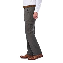 Haggar Men's Stretch Comfort Cargo Expandable Waist