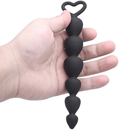 Heart-Shaped Silicone Trainer Kit-Bûtt Pl'ugs Beads Massage Toys Back