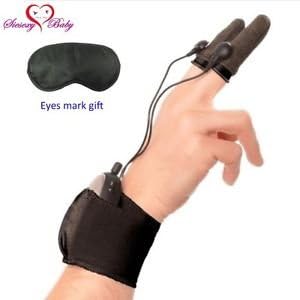 Avboy E-Stim Electro Shock finger Electro Mischief Tool Therapy Device Wrist Wear