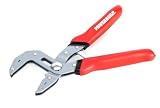 Powerbuilt 7-Inch Self Adjustable One Hand Spring Loaded Pliers, All Purpose