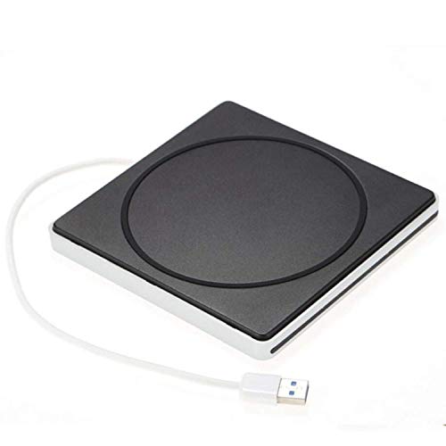 External Blu ray Drive,VikTck USB 3.0 Hard DVD/CD Burner/Writer,3D 4K 6X Blu-Ray Disc Playback, Slim & Super-Fast for Windows, Mac OS Laptop, PC, Computer (Silver)