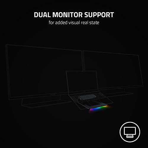 Razer Laptop Stand Chroma V2 Customizable Chroma RGB Lighting