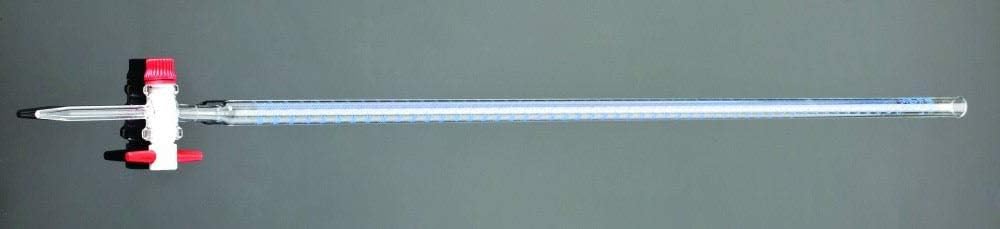 United ScientificBR2130-10 Burette with Straight Bore PTFE Stopcocks, Class B, 10ml Capacity (Case of 6)