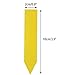 KINGLAKE 100 Pcs 4 Inch Yellow Plastic Plant Nursery Garden Labels Garden Stake Tagsthumb 1