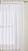 Editex Home Textiles Monique Sheer Window Panel, 55 by 63-Inch, White