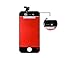 WEELPOWER Black LCD Display Replacement Screen Digitizer Touch Screen Assembly for iPhone 4S with Repair Tool(Black)