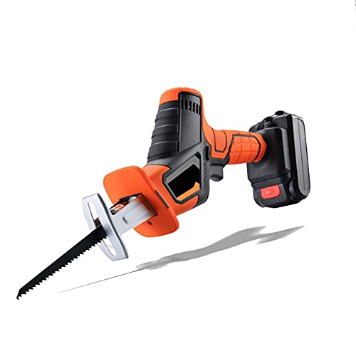 12-V-Akku-Gartenschnitt-Säge, tragbare elektrische Säbelsäge mit 2 Packungen mit 2,0-Ah-Batterien und 6-Psc-Klinge… – Bild 3