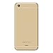 POSH MOBILE ICON ANDROID UNLOCKED DUAL SIM 5.0” GSM SMARTPHONE with soft metallic design, FULL-sized display, 5MP Camera and 4GB of Storage (MODEL # S510 GOLD)