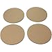 Pizzacraft PC0003 8" Round Ceramic Mini Baking/Pizza Stones, Set of 4 primary